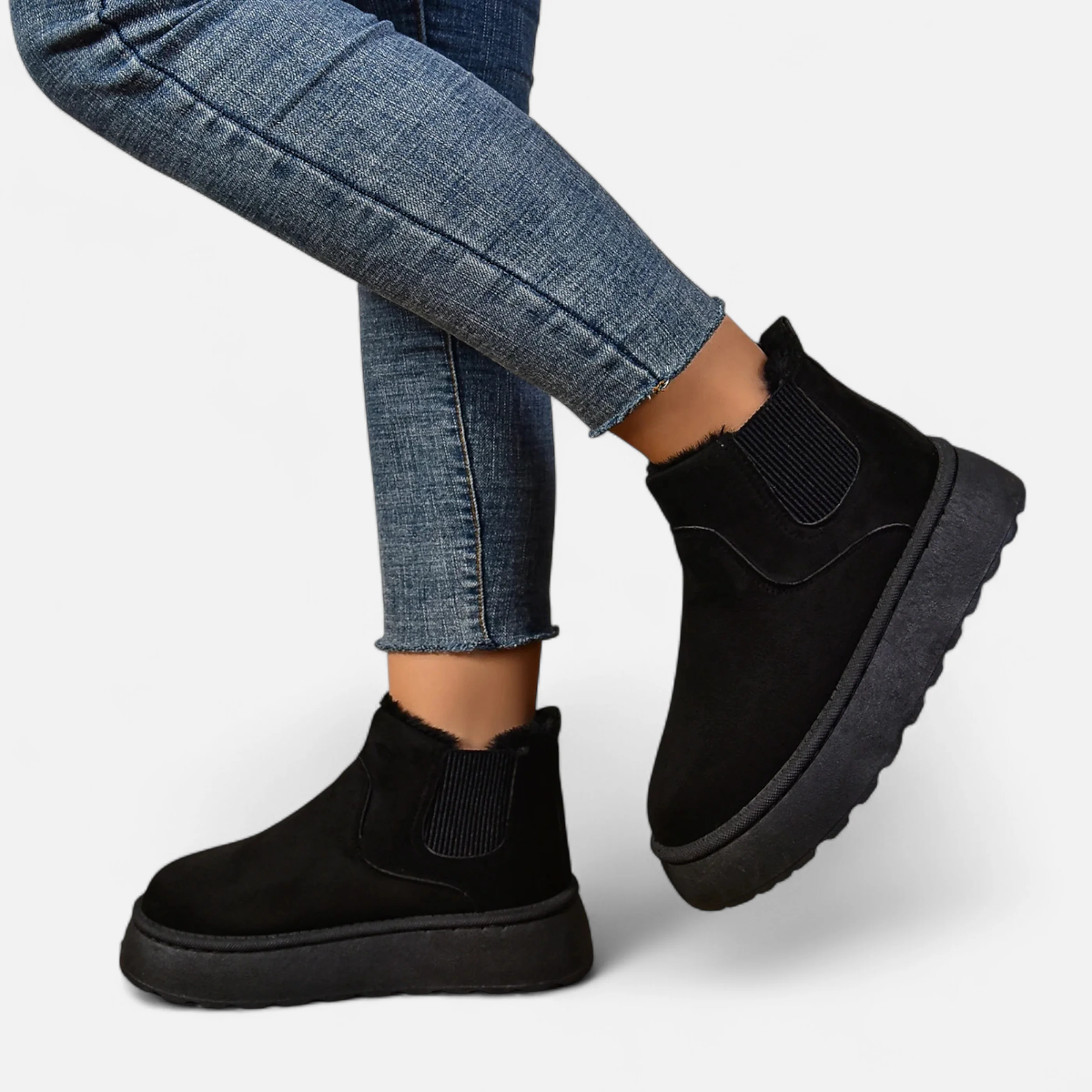 Westlyn™ | Women’s Short Plush Platform Ankle Boots