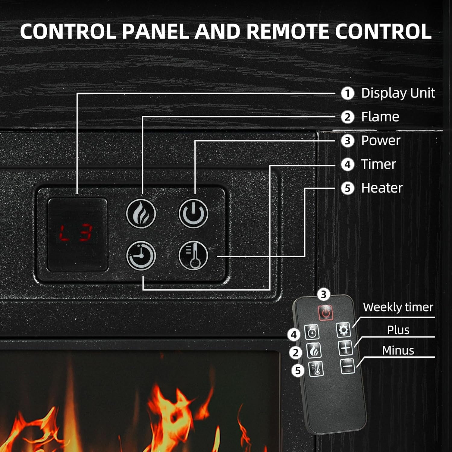 Cheminée Électrique Glow™