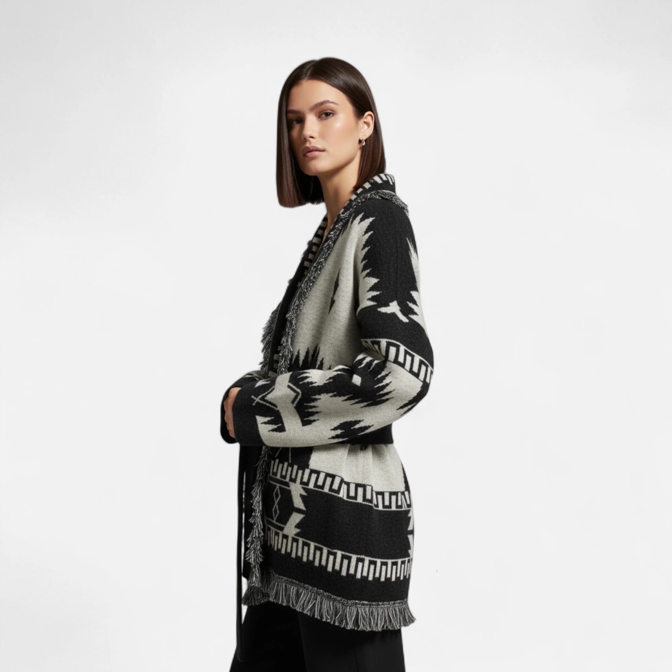 Westlyn™ | Women’s Cashmere Jacquard Cardigan