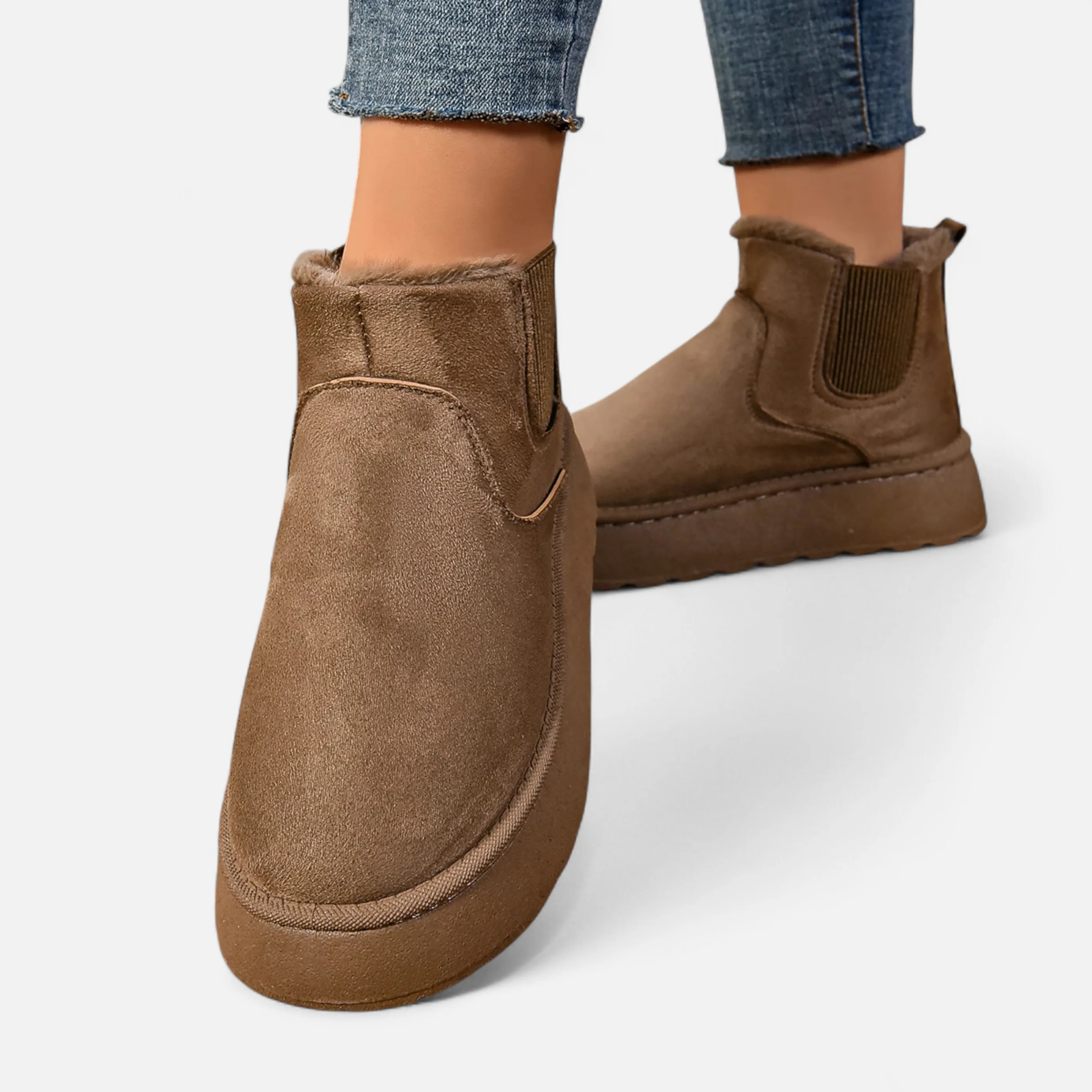 Westlyn™ | Women’s Short Plush Platform Ankle Boots