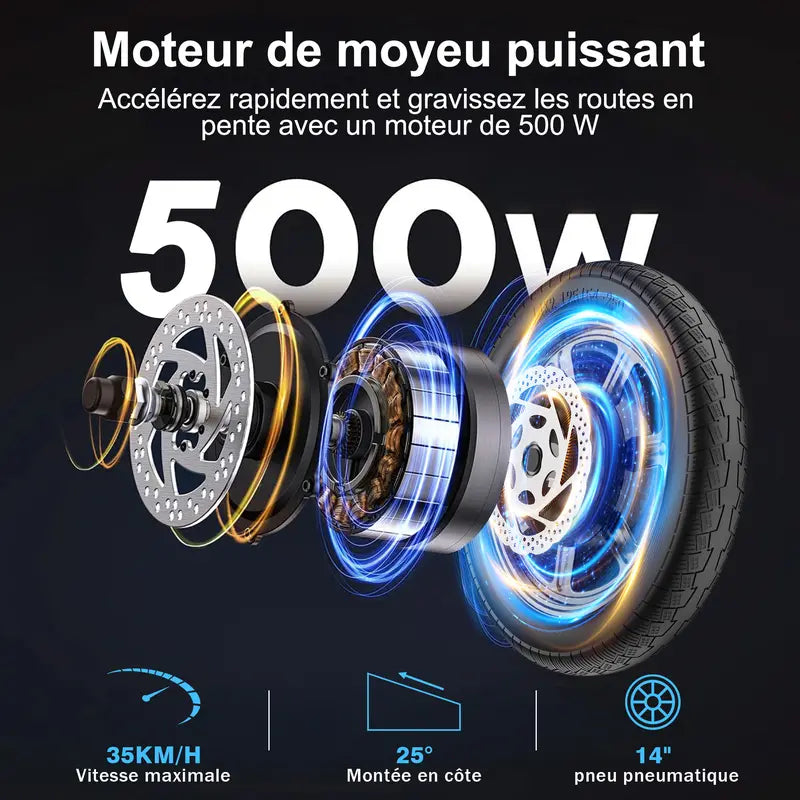 Trottinette Électrique SelleRide 500w