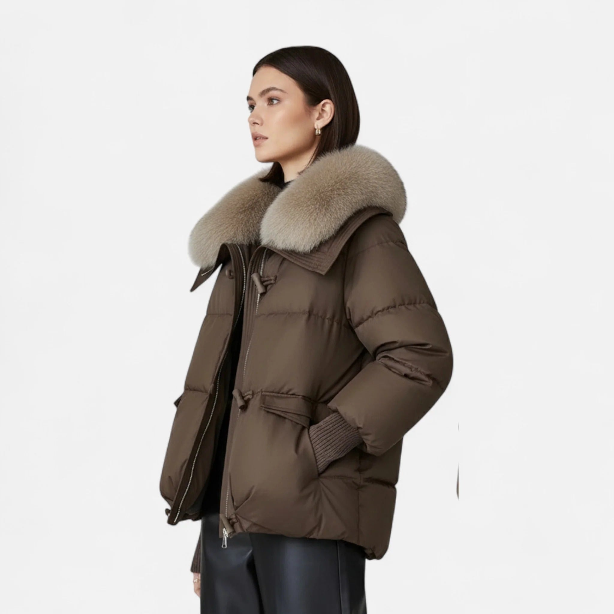 Westlyn™ | Women’s Luxury Fur-Collar Winter Puffer Coat