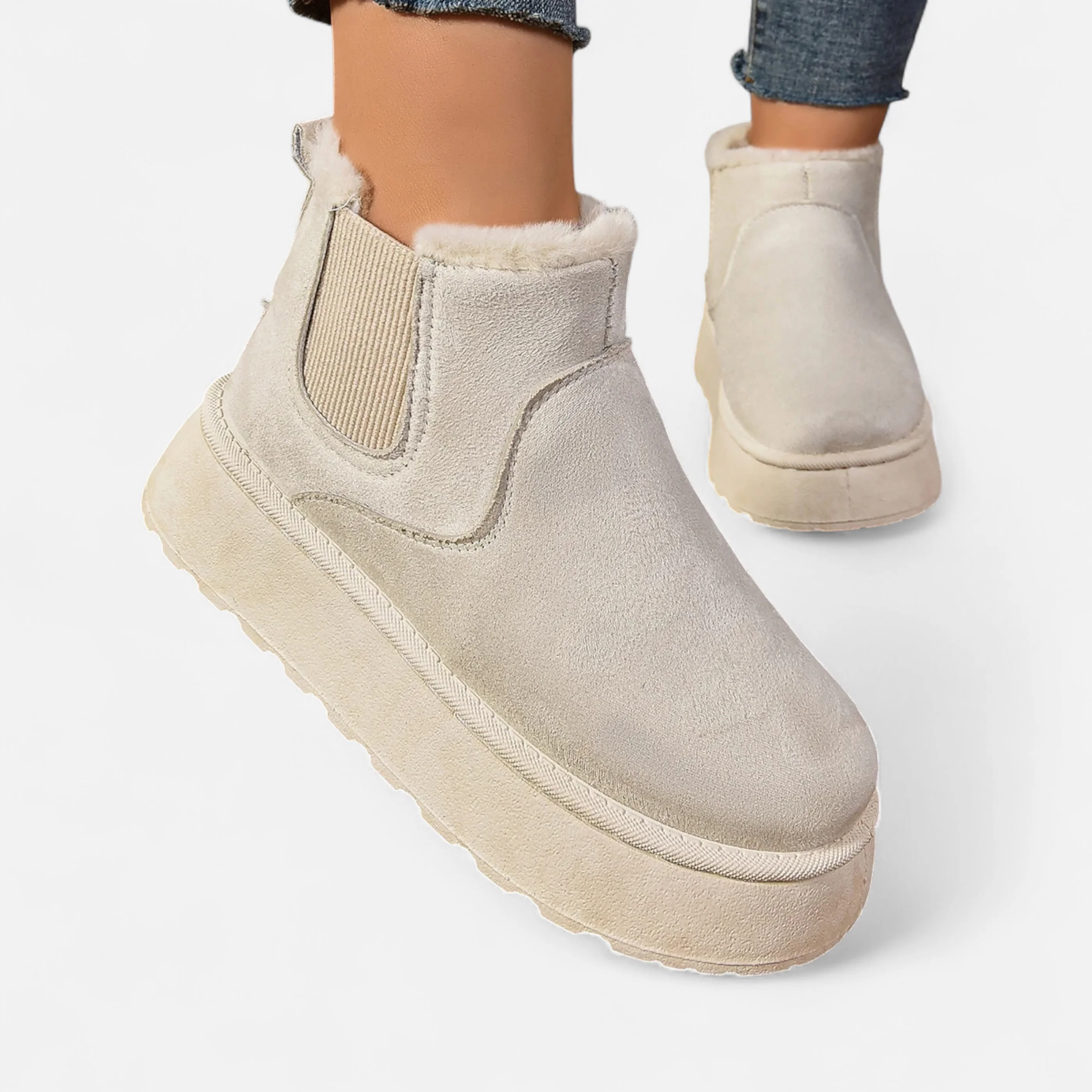 Westlyn™ | Women’s Short Plush Platform Ankle Boots